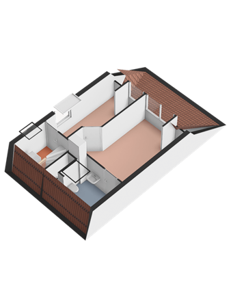 Floorplan - Prinses Irenestraat 28F, 3751 DJ Bunschoten-Spakenburg